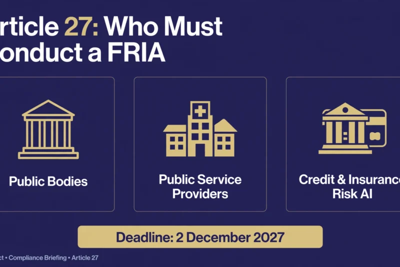 FRIA Template: How to Conduct an EU AI Act Fundamental Rights Impact Assessment
